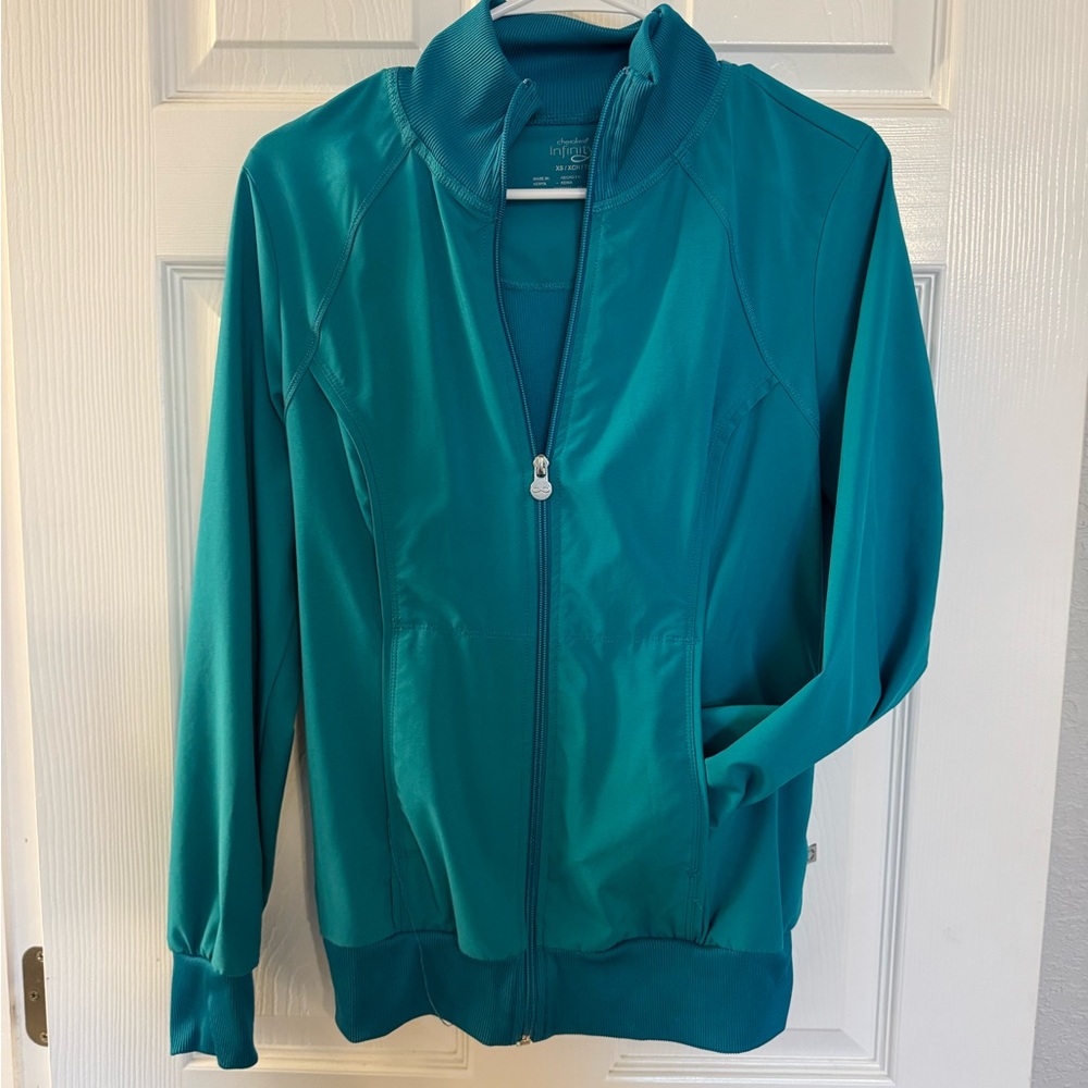 Grey's Anatomy Women's Teal Scrub Jacket